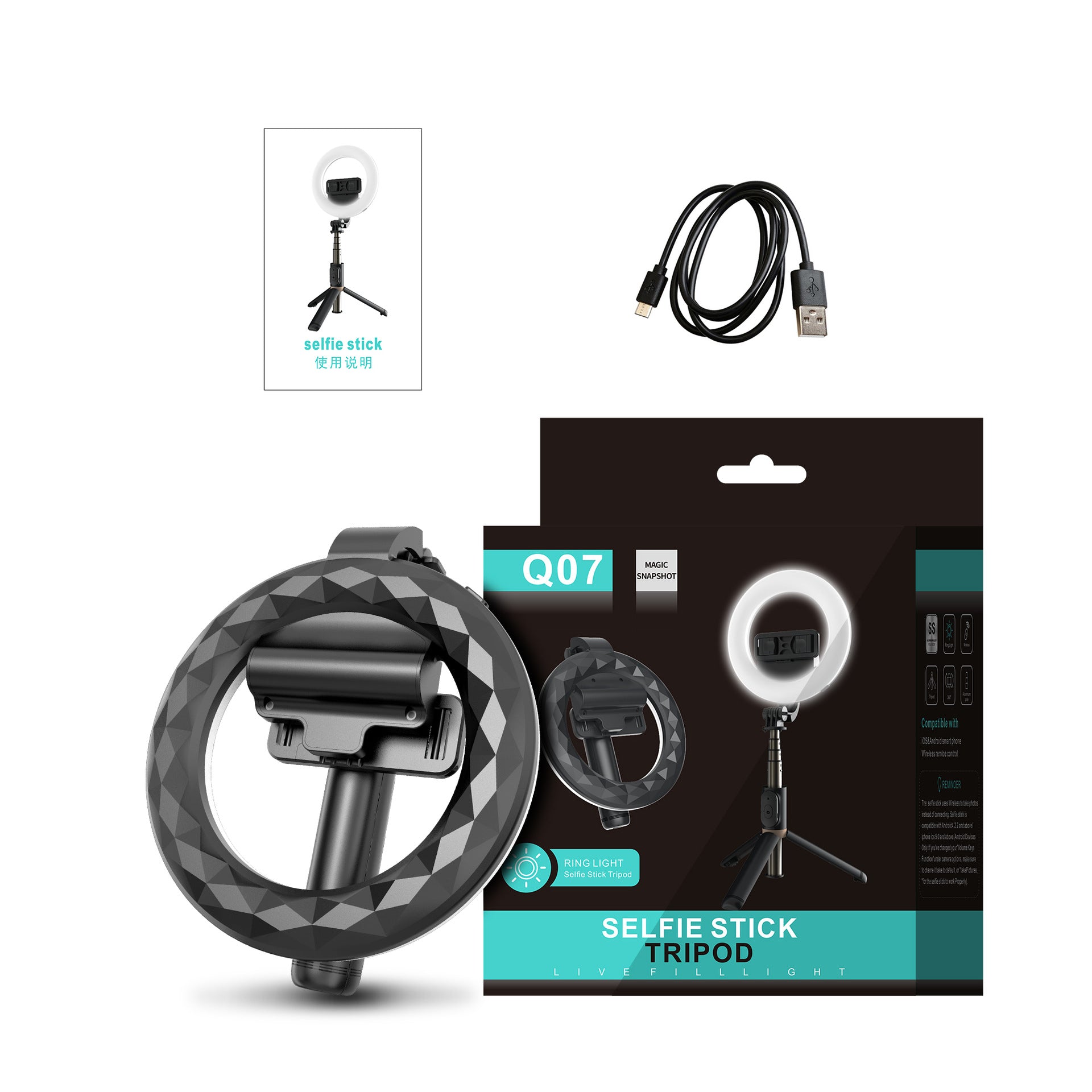 Illuminate Your World with the Bluetooth Self Ring LED Fill Light Tripod